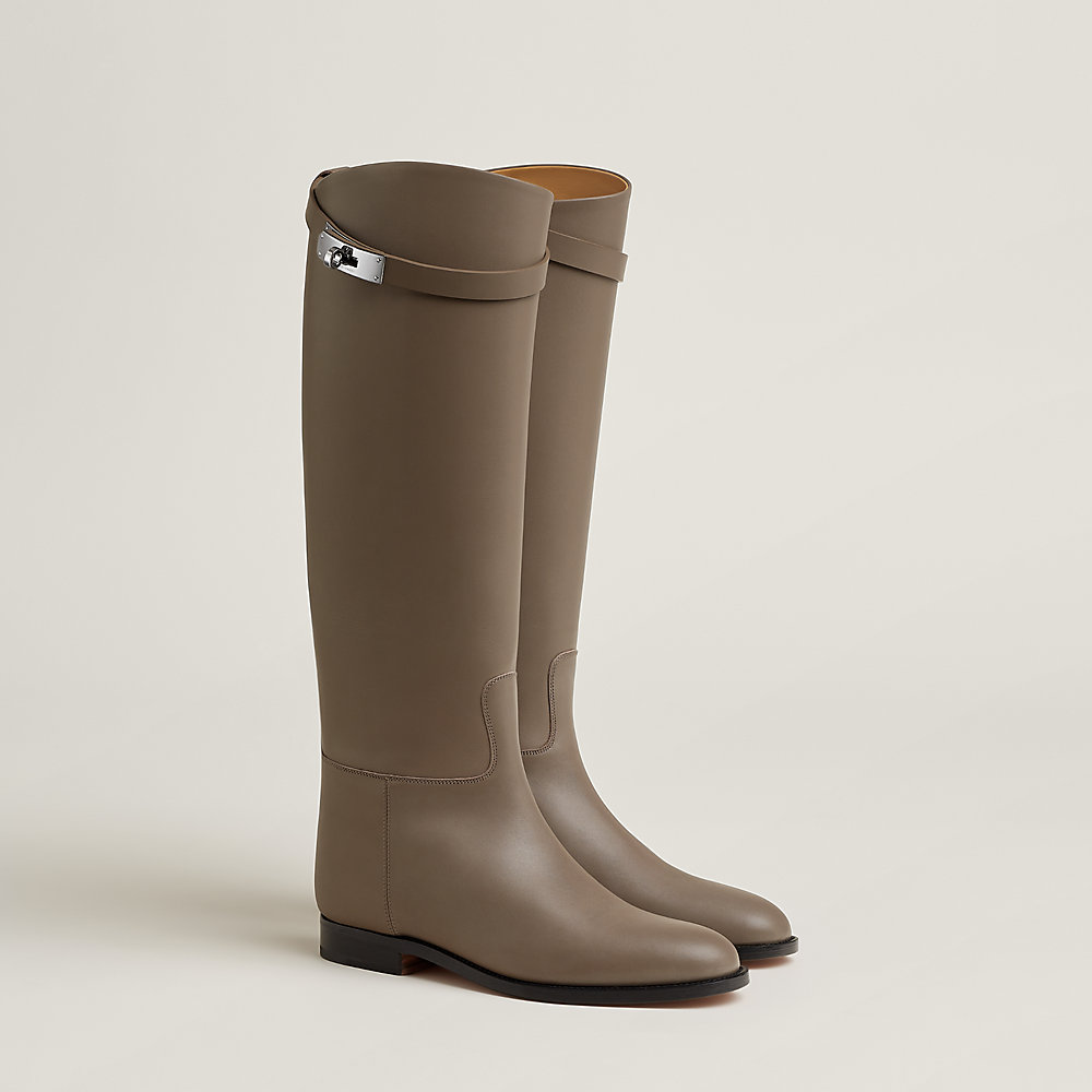 Jumping boot - Beige | Hermès Poland